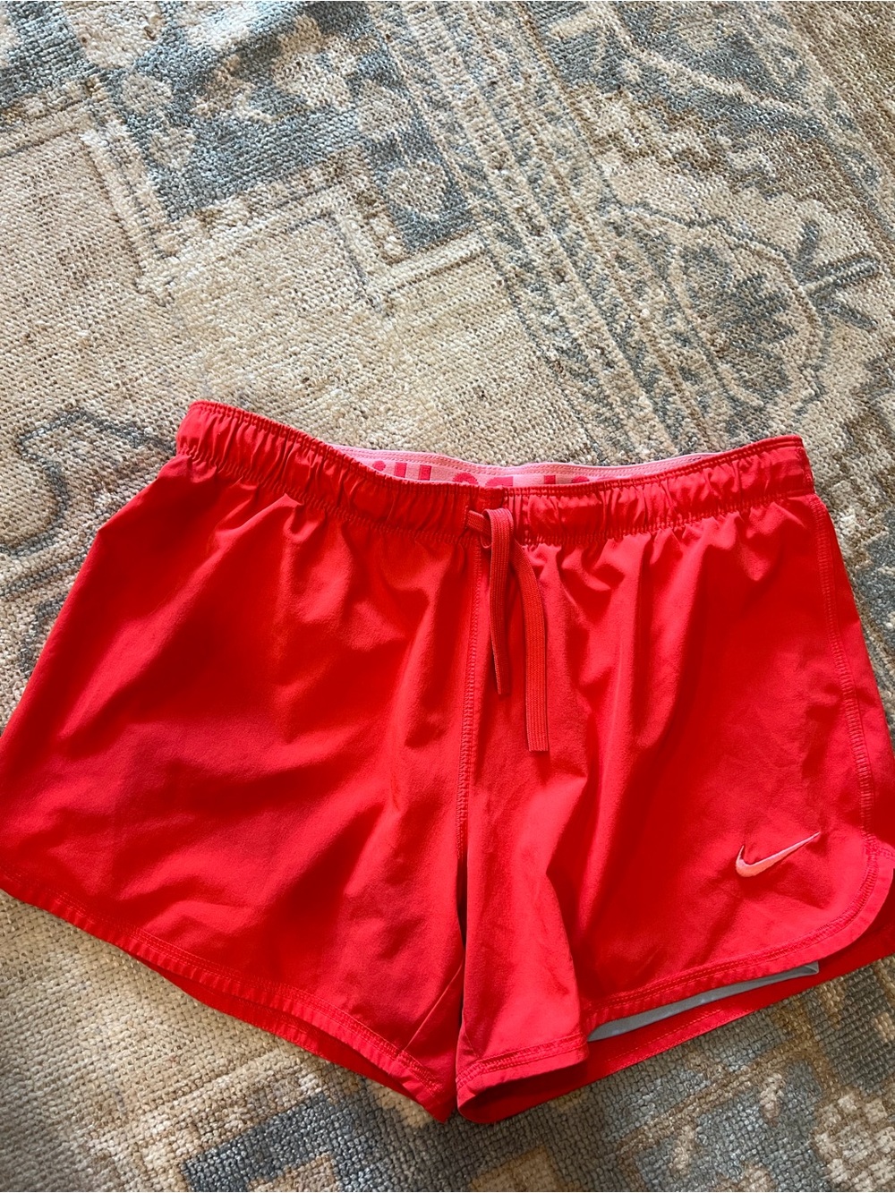 Nike Women's Bright Red Athletic Running Shorts